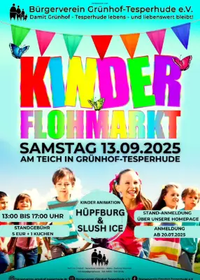 Kinder-Flohmarkt beim Bürgerverein Grünhof-Tesperhude