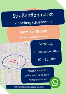 Straßenflohmarkt in Pinneberg (Quellental)