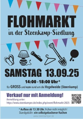 Flohmarkt in der Steenkamp-Siedlung