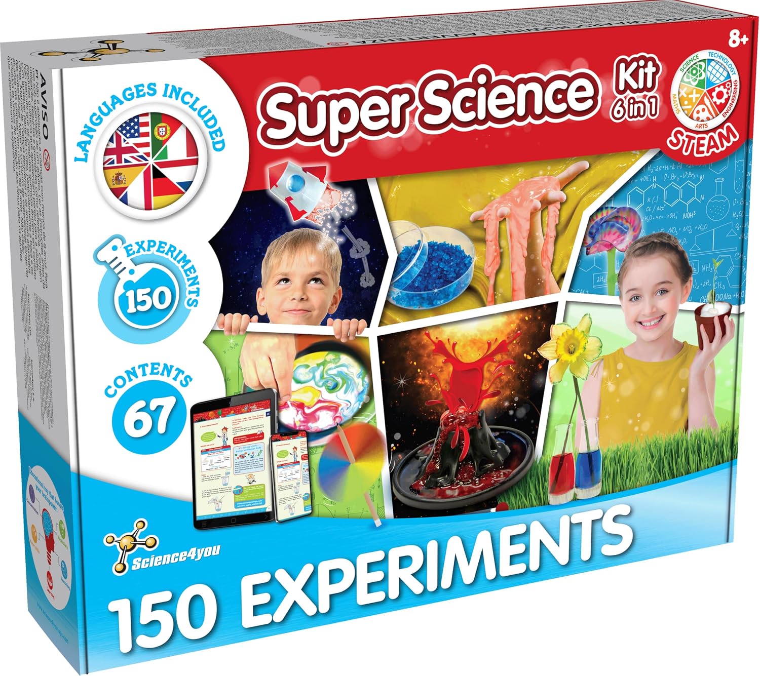 Science4you Súper Kit Científico (150 experimentos)