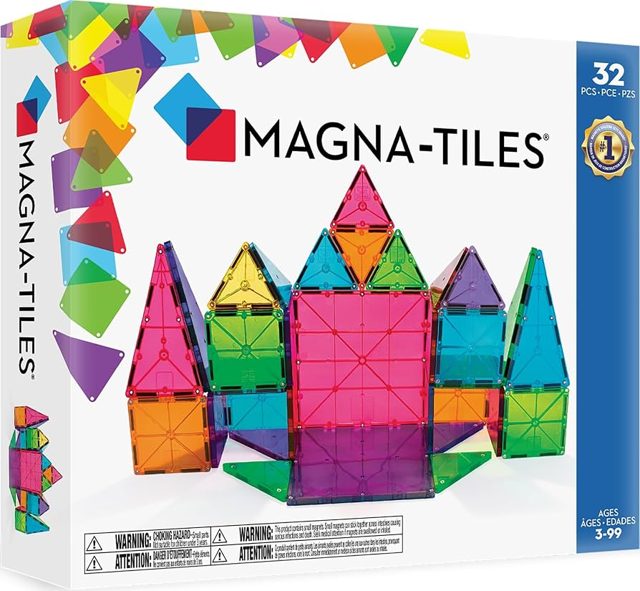 Magna-Tiles Clear Colors (32 piezas)