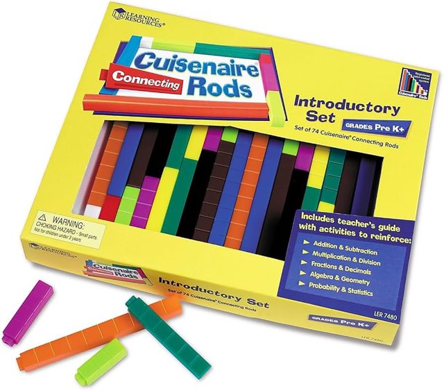 Regletas Cuisenaire de madera (set de introducción)