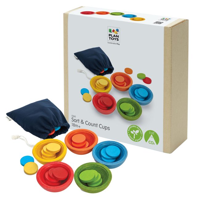 PlanToys Tazas Ordena y Cuenta