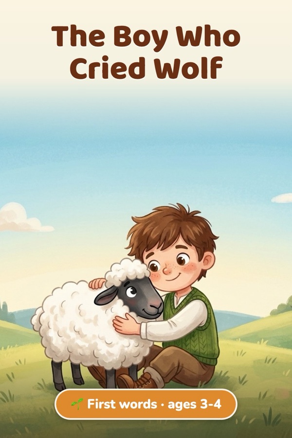 The Boy Who Cried Wolf · First words (ages 3-4)