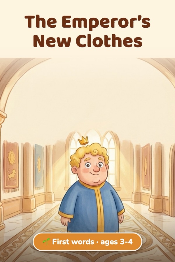 The Emperor’s New Clothes · First words (ages 3-4)