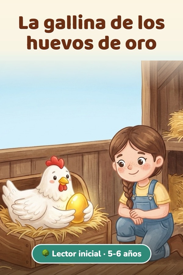 La gallina de los huevos de oro · Lector inicial (5-6 años)
