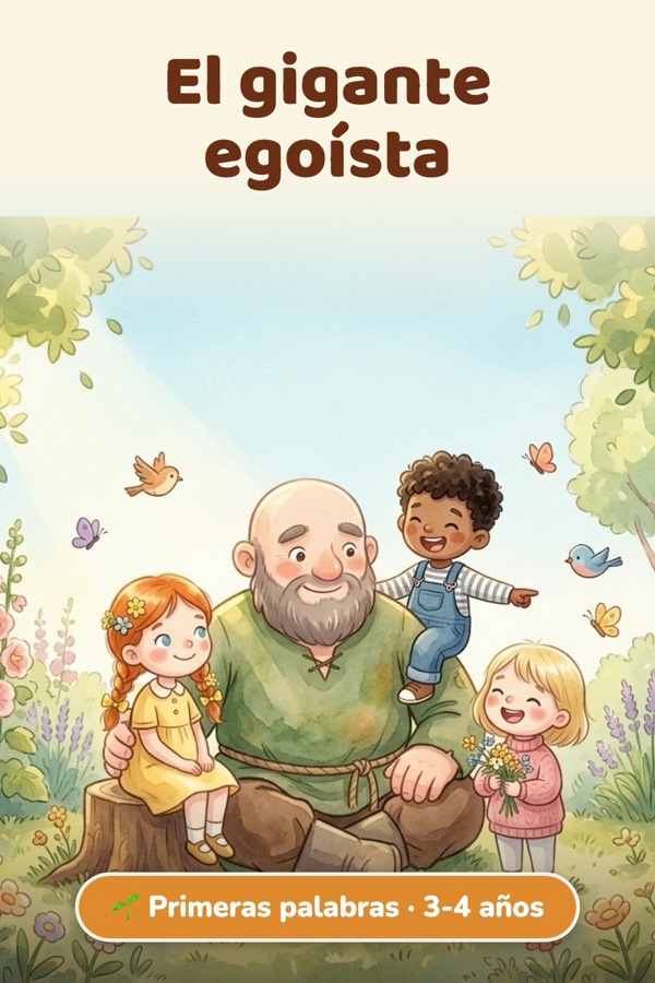El gigante egoísta · Primeras palabras (3-4 años)
