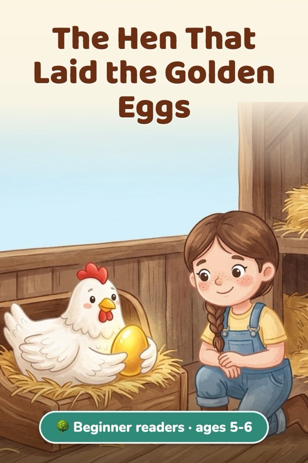 The Hen That Laid the Golden Eggs · Beginner readers (ages 5-6)