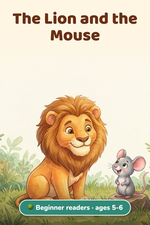 The Lion and the Mouse · Beginner readers (ages 5-6)
