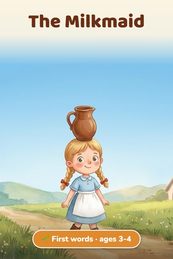 The Milkmaid · First words (ages 3-4)