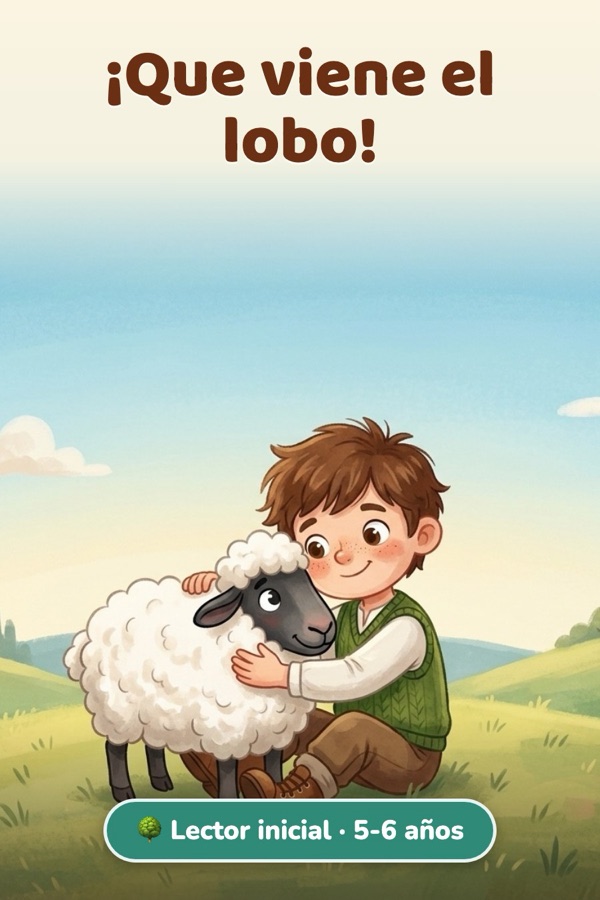 ¡Que viene el lobo! · Lector inicial (5-6 años)