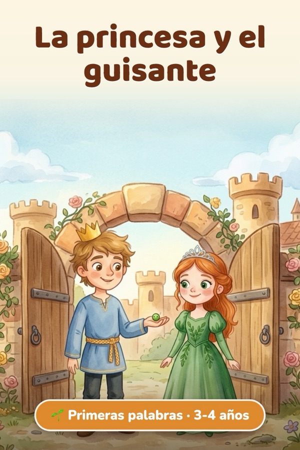 La princesa y el guisante · Primeras palabras (3-4 años)