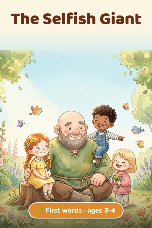 The Selfish Giant · First words (ages 3-4)