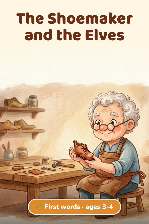 The Shoemaker and the Elves · First words (ages 3-4)