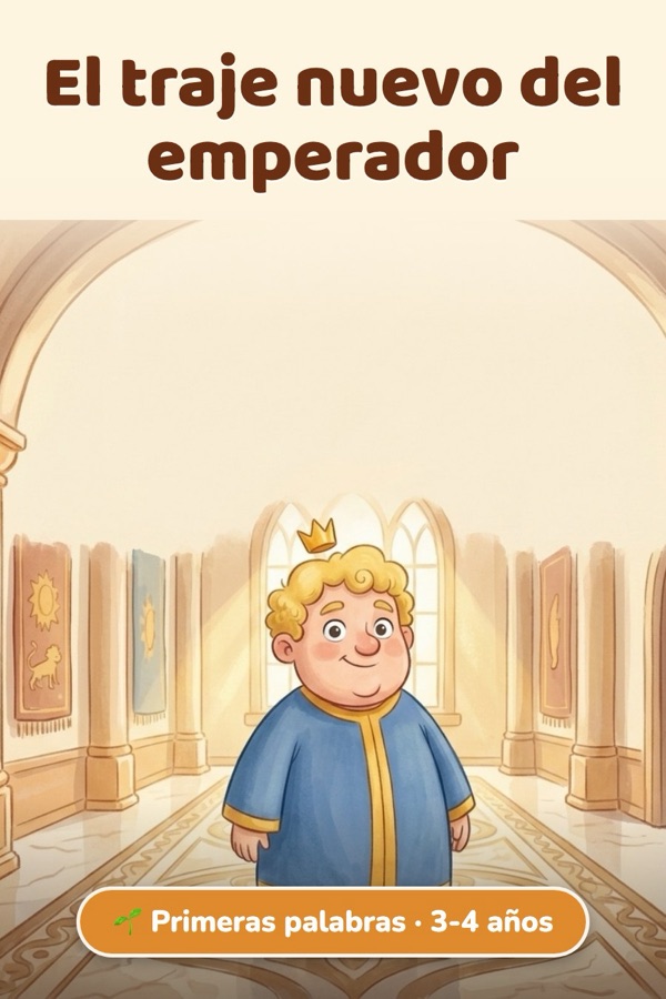 El traje nuevo del emperador · Primeras palabras (3-4 años)
