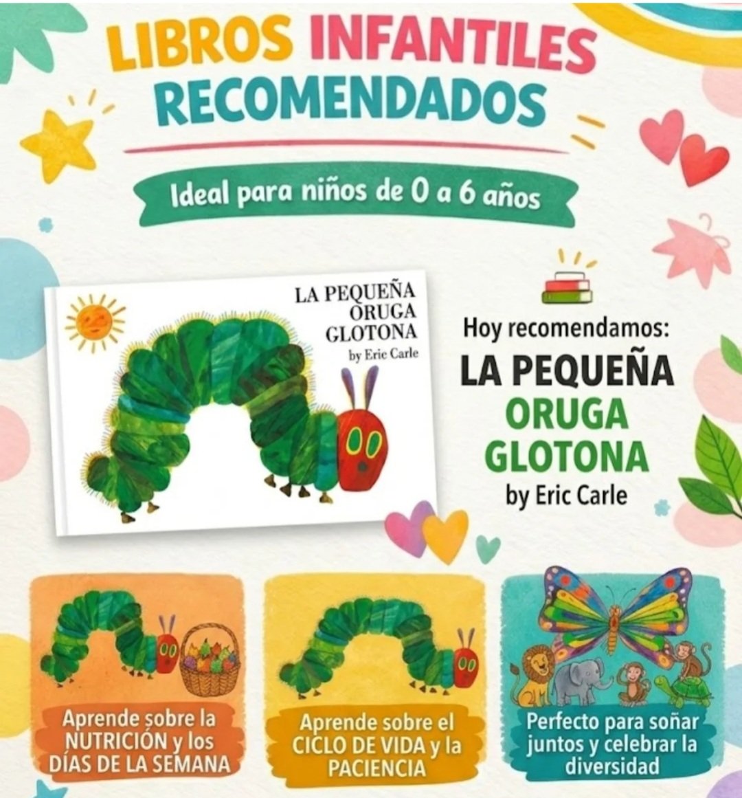 La pequeña oruga glotona