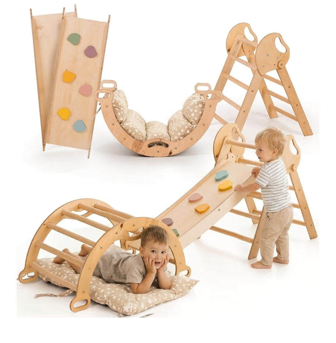 Goodevas Montessori Triángulo Escalada Set