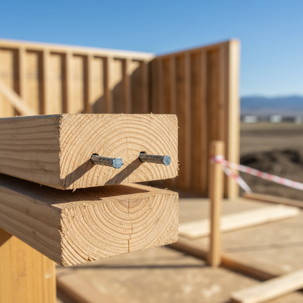 Minimum Nailing Requirements for Cut Ends of Wall Plates Under NBC 9.23.17.2.(2) in Alberta