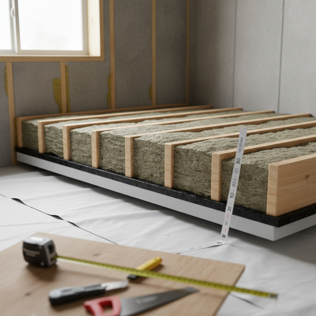 Minimum R-Value Requirements for Floors Over Unheated Spaces Under NBC 9.36.2.8.(1) in Alberta