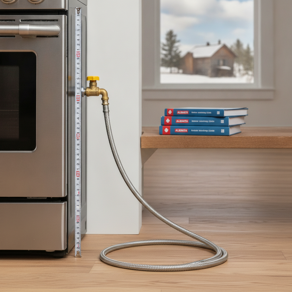 Maximum Allowable Lengths for Flexible Gas Appliance Connectors in Alberta Residential Construction