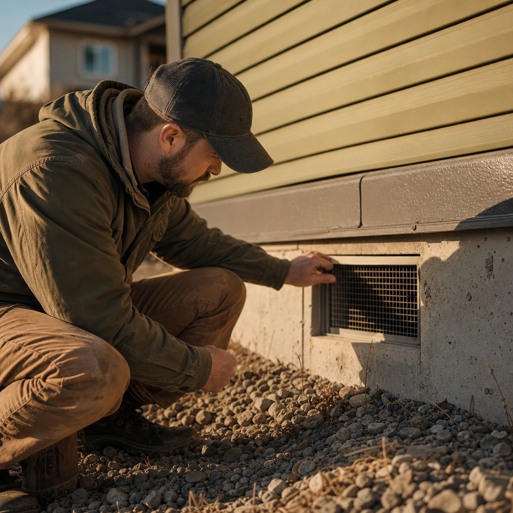 Maximum Allowable Mesh Size for Screens on Residential Crawl Space Vents in Alberta Under NBC(AE) 2023