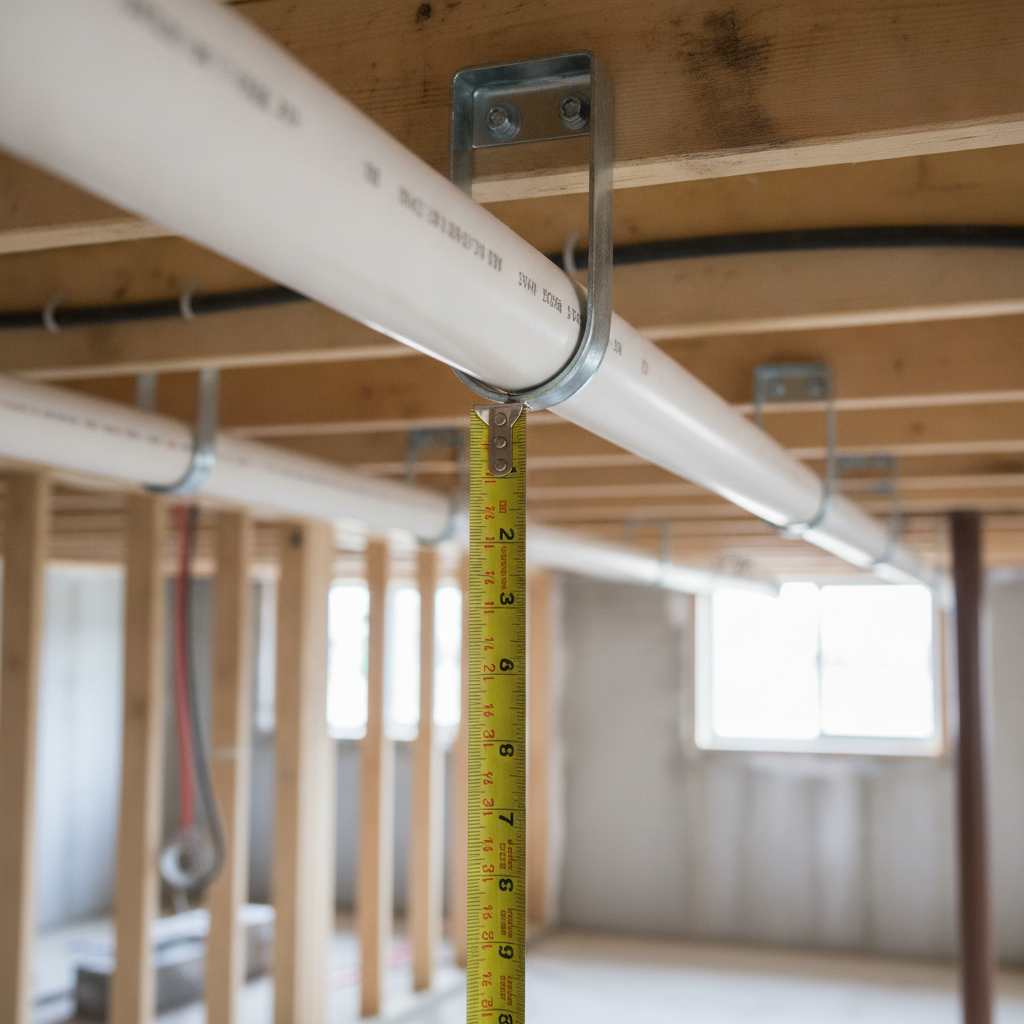 Maximum Vertical Support Spacing for Plastic DWV Pipes in Alberta: NBC 9.31.4.11.(1)(b) Decoded