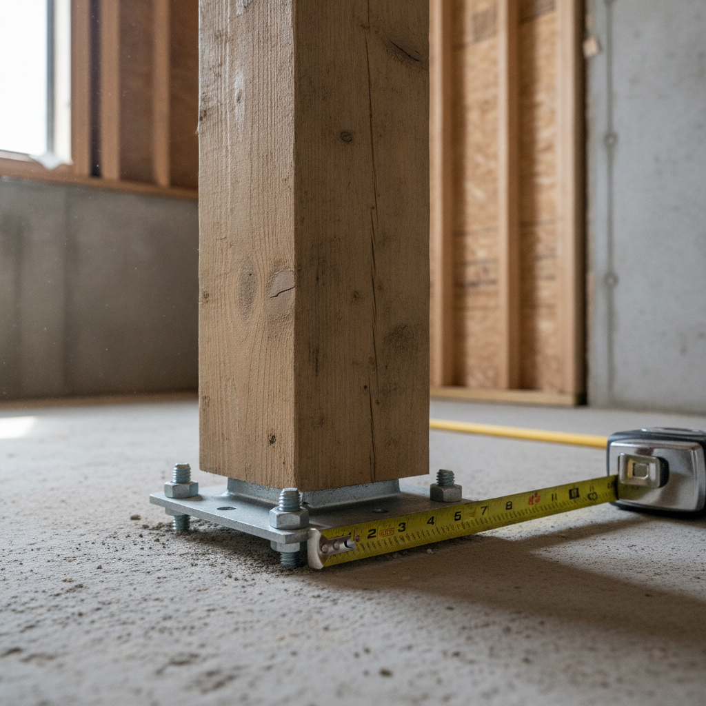 Minimum 25 mm Clearance for Wood Column Bases on Concrete: Alberta NBC(AE) 2023 Implementation