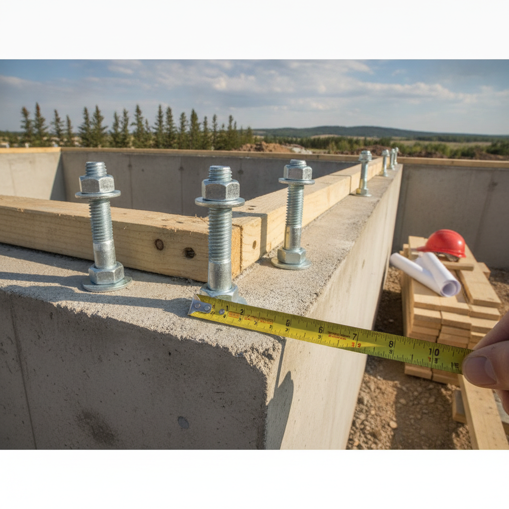 Minimum Anchor Bolt Diameter for Residential Foundation Walls (NBC 9.23.6.4.(1), Alberta)