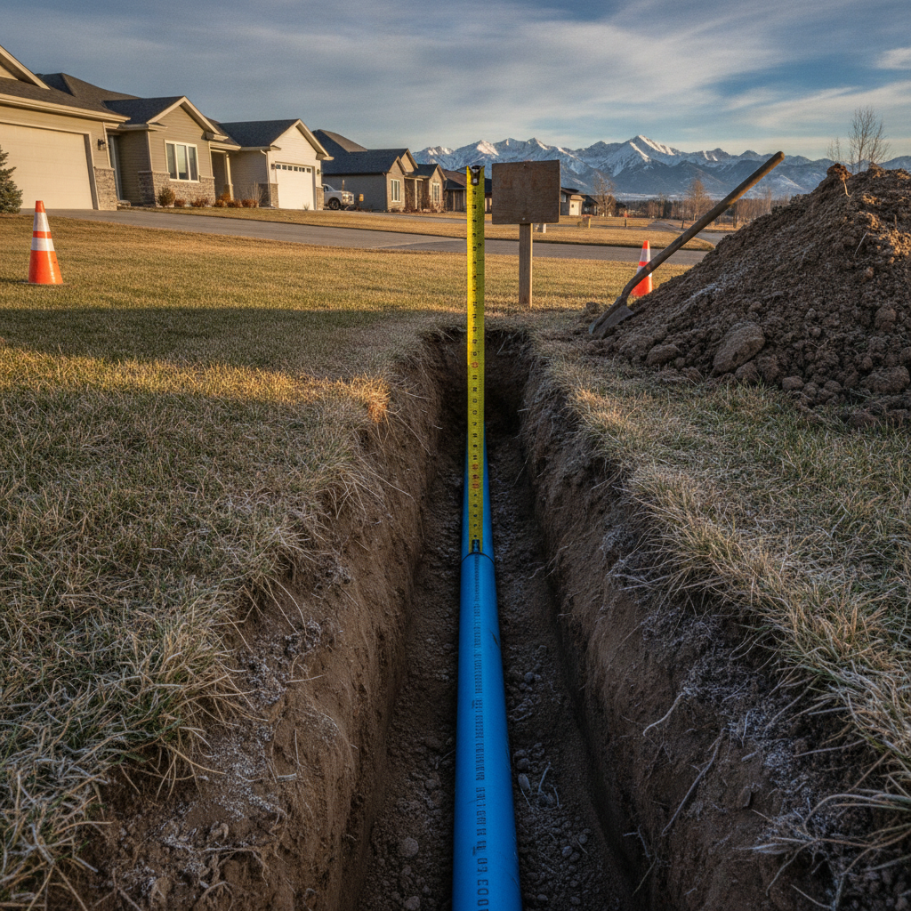 Minimum Burial Depth for Residential Water Service Pipes in Alberta: NBC 9.31.2.2.(1) Compliance