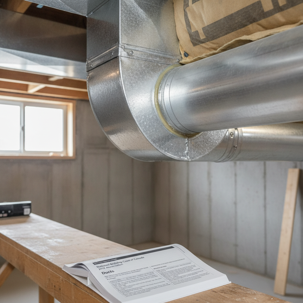 Minimum Metal Thickness for Galvanized Steel and Aluminum Residential Ducts in Alberta Under NBC(AE) 2023