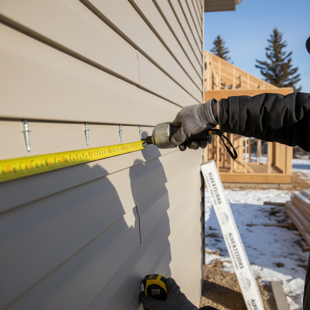 Minimum Fastener Requirements for Vinyl Siding Under Alberta’s 2023 Building Code