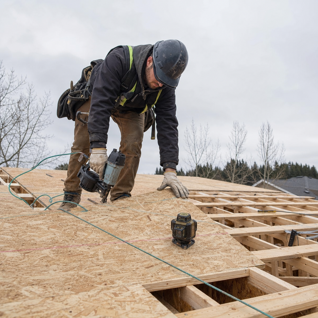 Minimum Nominal Thickness for Lumber Roof Sheathing Under NBC 9.23.16.1.(1) in Alberta
