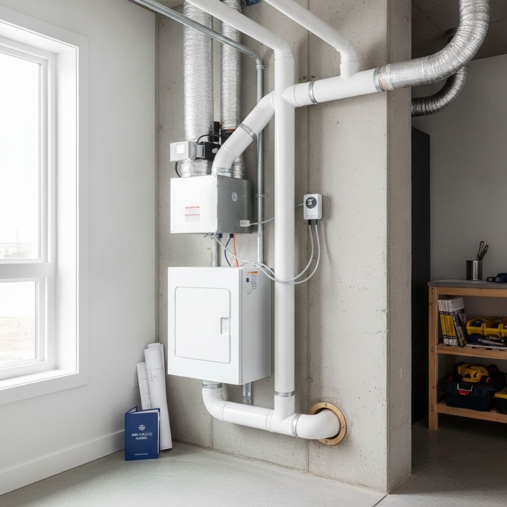 Minimum Makeup Air Requirements for Residential Exhaust Systems Under NBC 9.32.3.11.(1) in Alberta