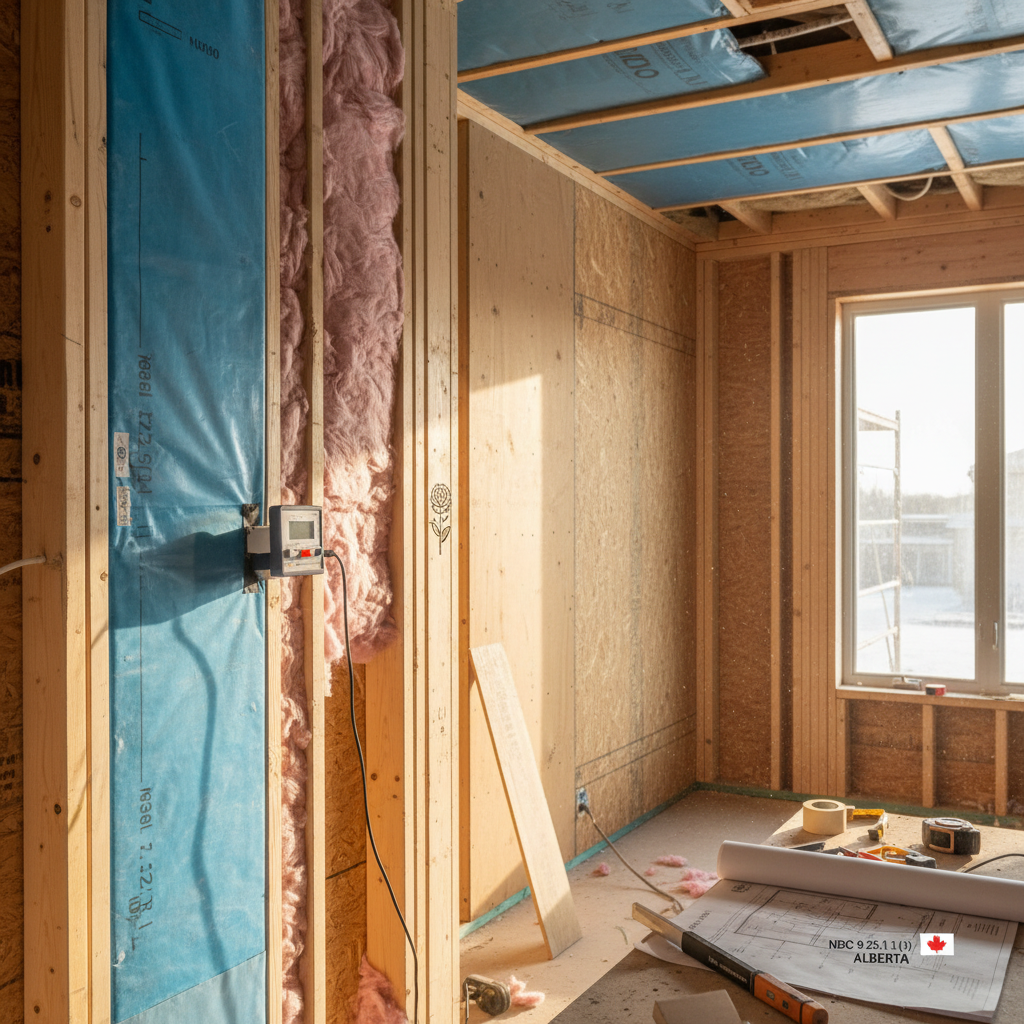 Minimum Permeance Requirements for Vapour Barriers in Alberta Multifamily Construction: NBC 9.25.1.1.(1) Deep Dive