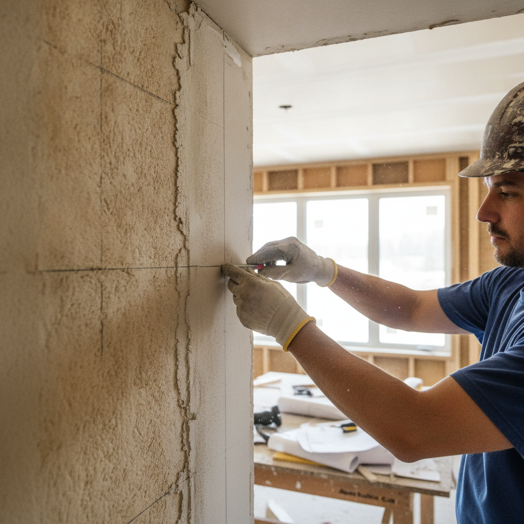 Minimum Required Thickness for Interior Plaster in Alberta Multifamily Residential Walls and Ceilings Under NBC 9.28.2.3.(1)