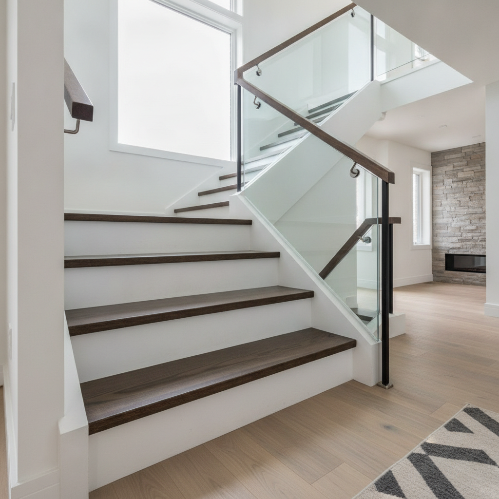 Handrail Requirements for Interior Residential Stairs: Minimum Risers and Compliance under NBC(AE) 2023