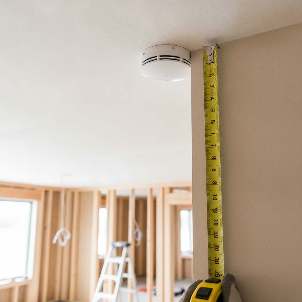 Minimum Clearance for Smoke Alarms From Intersecting Walls or Ceilings in Alberta Multifamily Construction: NBC 9.10.19.4.(2) In-Depth Analysis