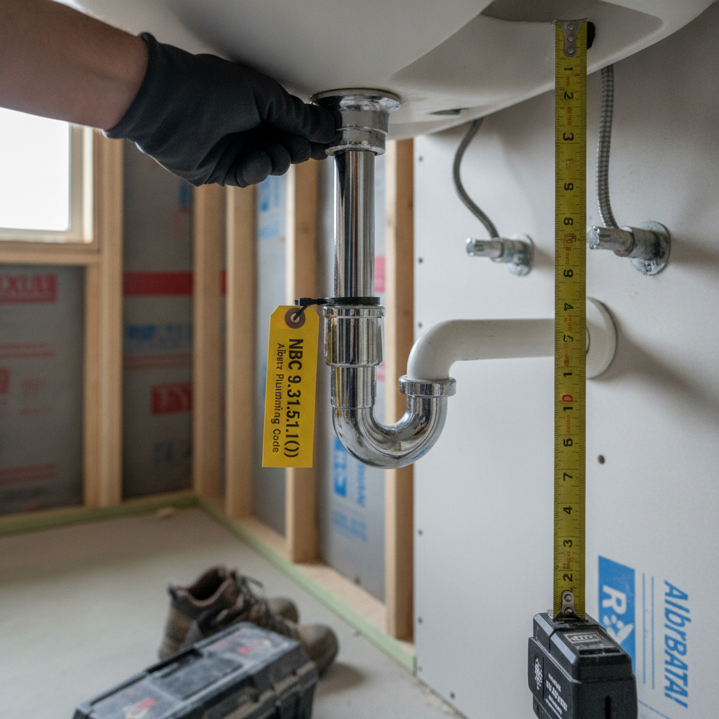 Minimum Trap Size for Residential Lavatories and Sinks: NBC(AE) 9.31.5.1.(1)