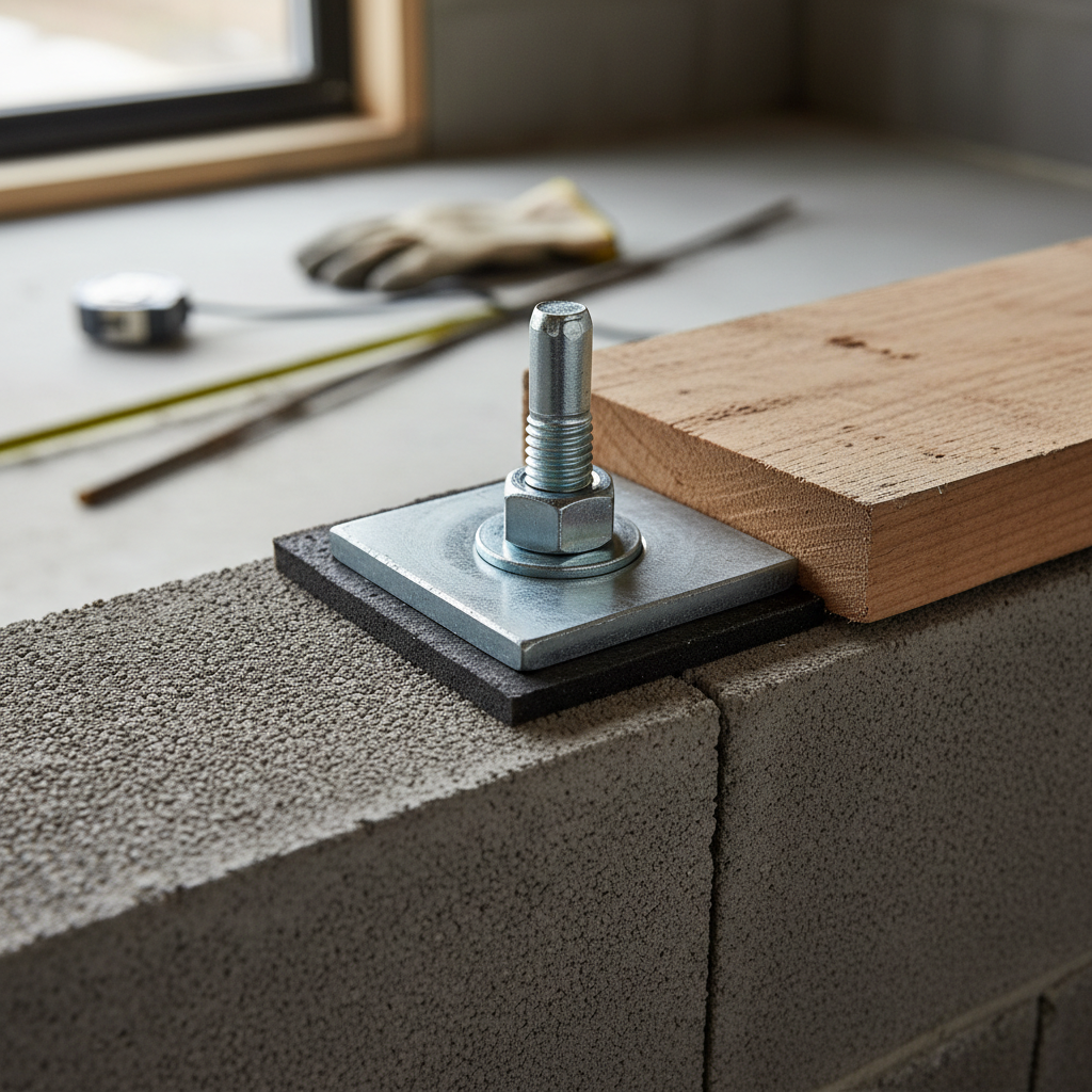 Minimum Anchor Bolt Washer Dimensions for Sills on Masonry: NBC 9.23.6.4.(3) Alberta