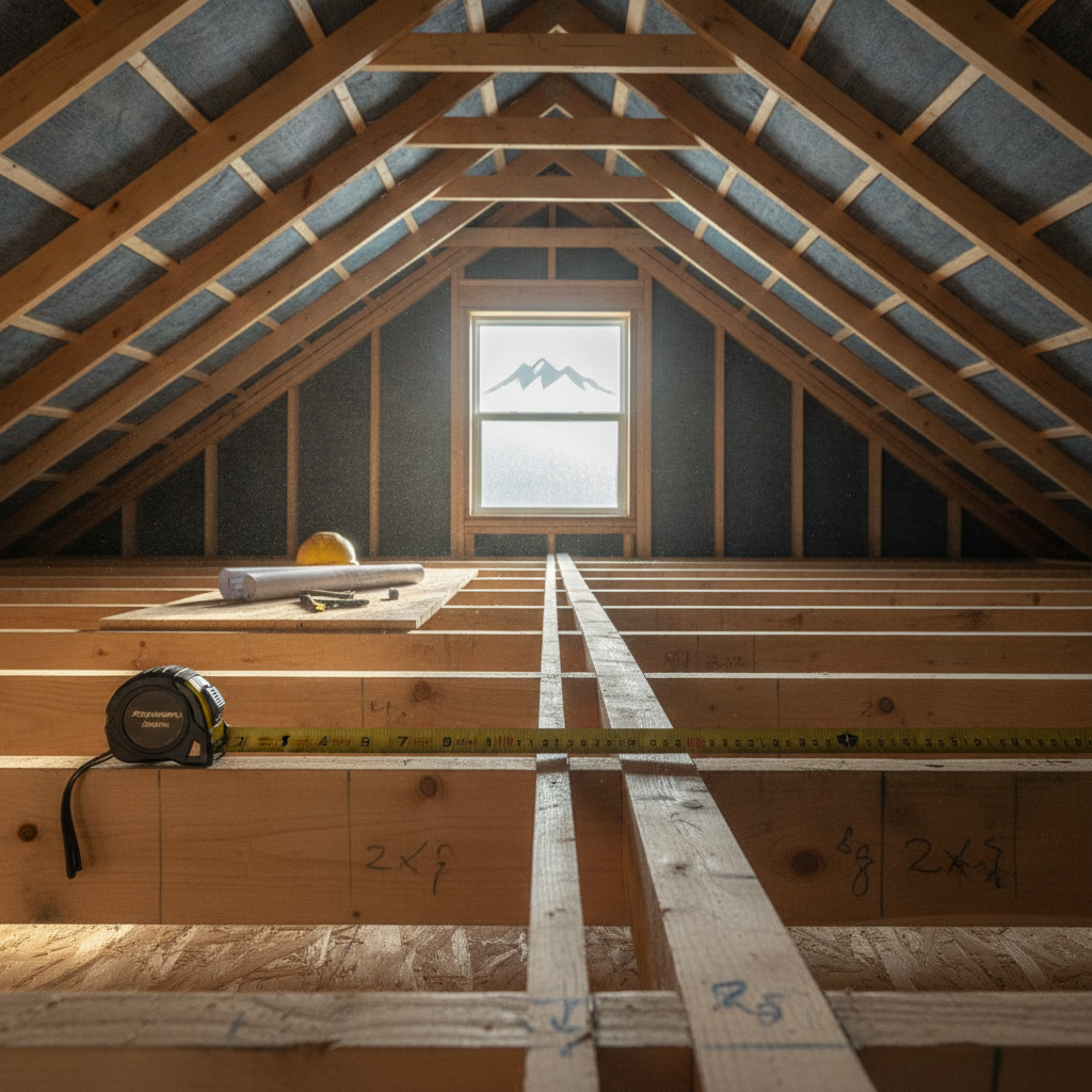 Minimum Nominal Dimensions for Joists in Unoccupied Attic Spaces: Navigating NBC 9.23.14.4.(1) Under Alberta’s 2023 Code