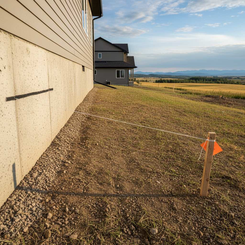 Minimum Finished Grade Slope for Residential Foundations in Alberta: Codes, Risks, and Best Practices