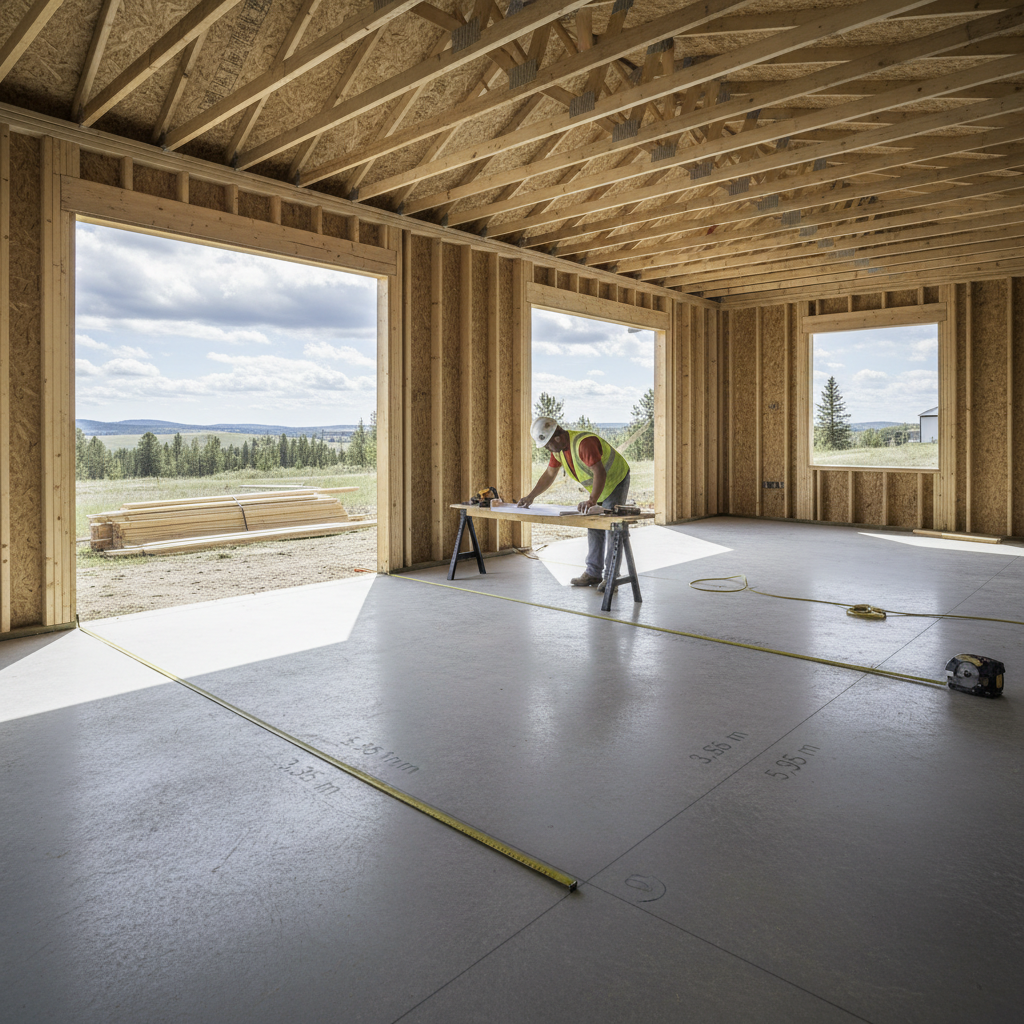 Minimum Inside Dimensions for Single and Double Car Garages in Alberta Under NBC 9.5.9.1.(1) and Related Requirements