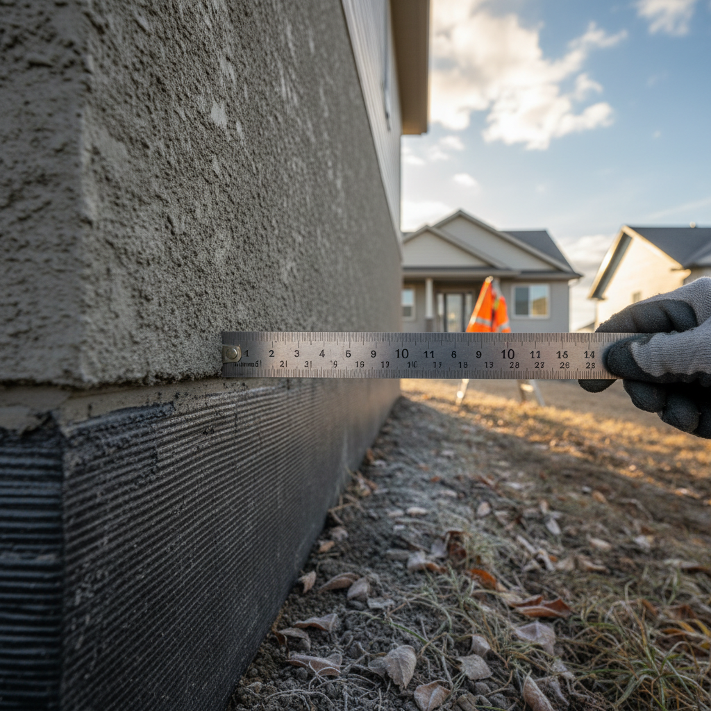 Minimum Parging Thickness for Foundation Walls in Alberta: NBC 9.20.15.1.(1)