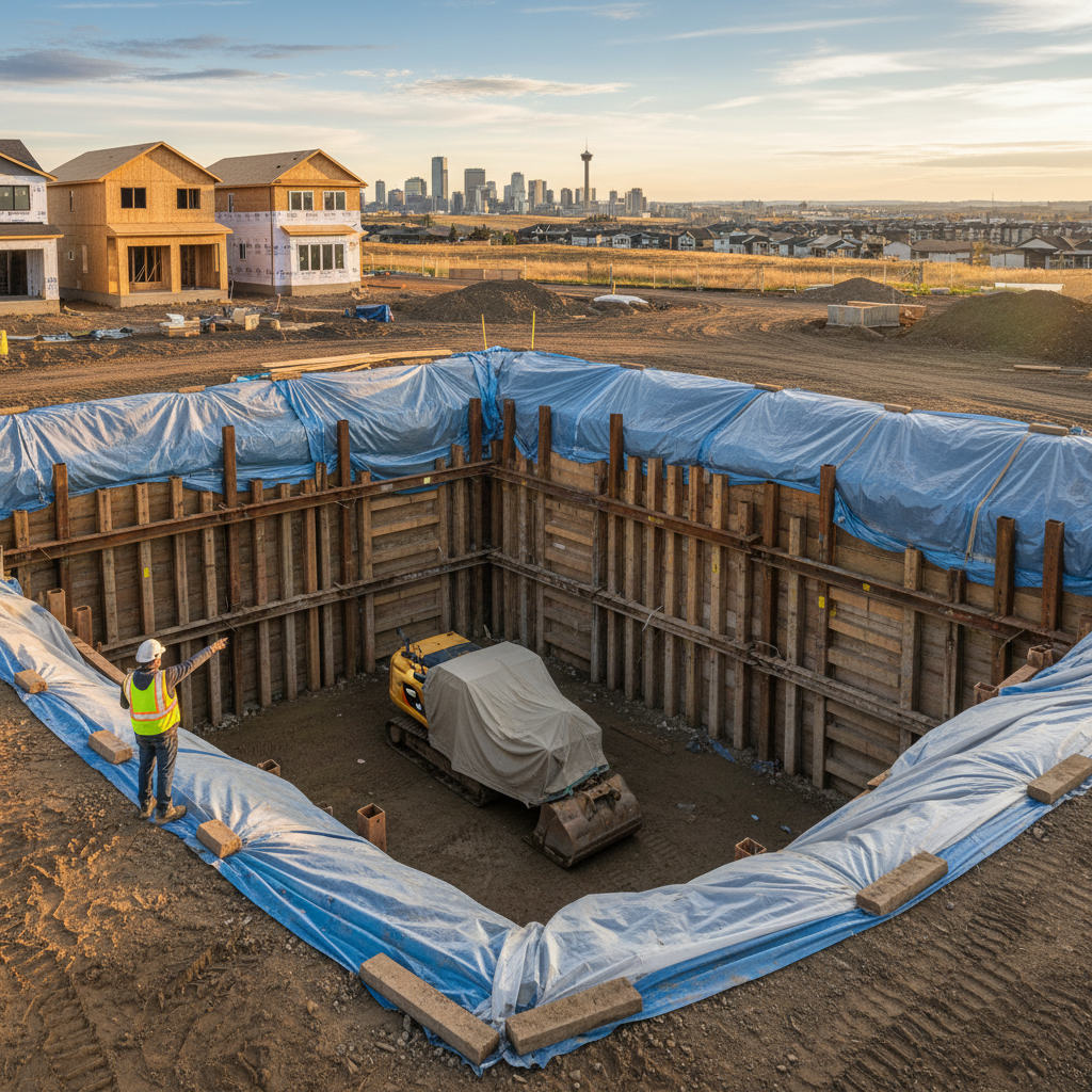 Ensuring Proper Protection of Excavations from Deterioration in Calgary: Navigating NBC 4.2.5.7 for Homeowners and Builders