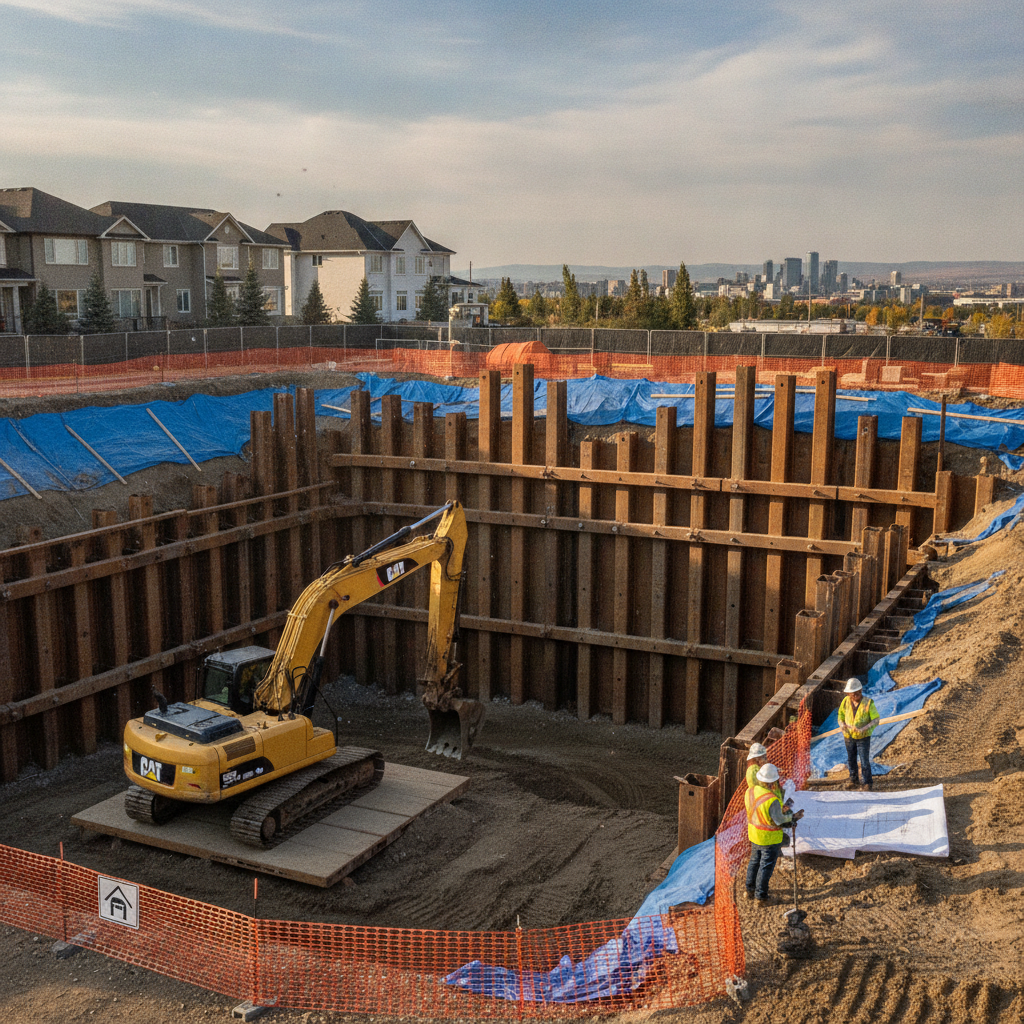 Ensuring Excavation Protection in Calgary: NBC 4.2.5.7 Guidance for Homeowners and Builders
