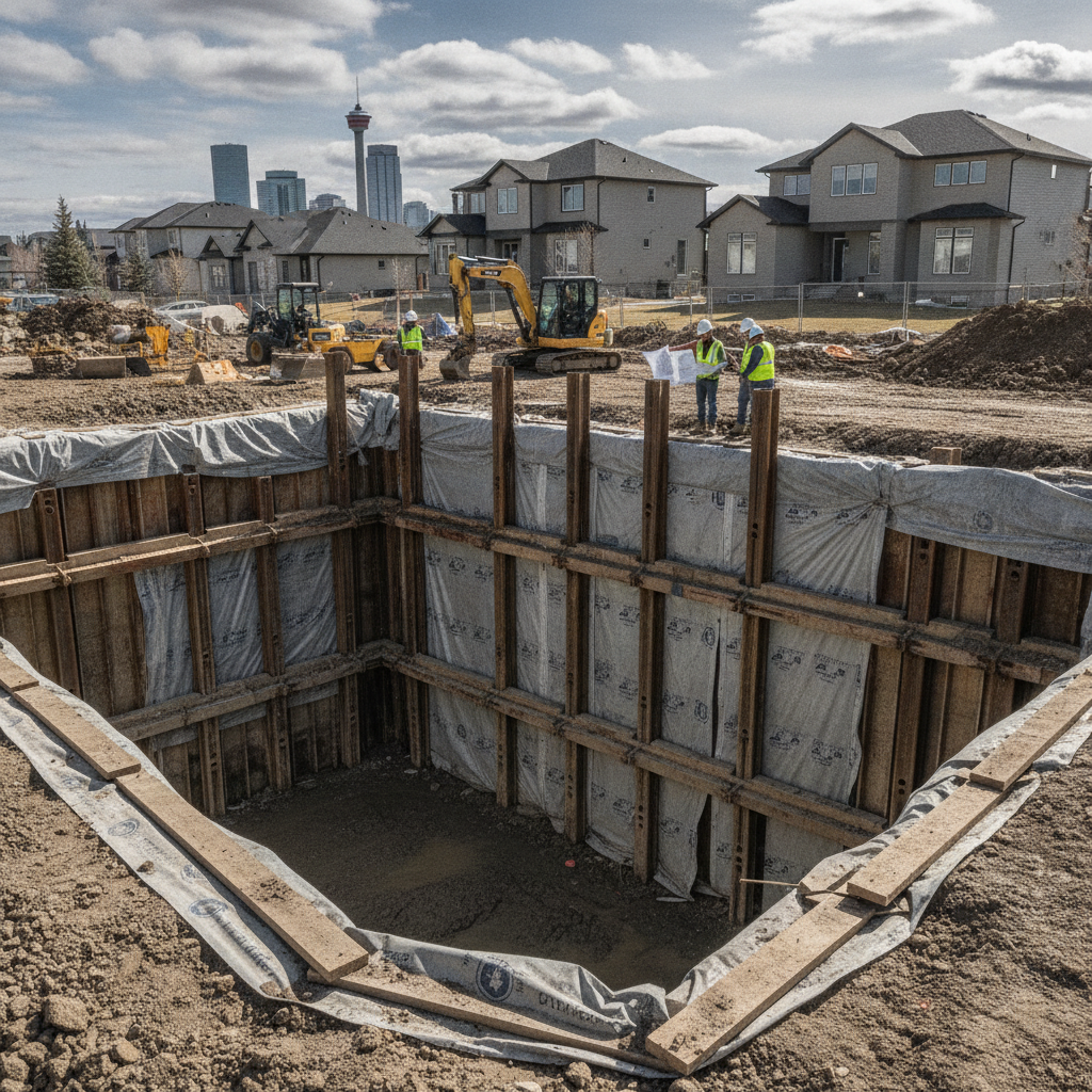 Ensuring Proper Protection of Excavation Supports from Deterioration in Calgary: Navigating NBC 4.2.5.7 for Homeowners and Builders