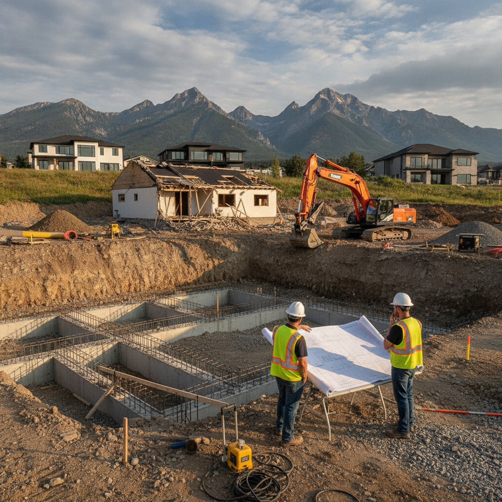 Ensuring Proper Foundation Design on Sloping Ground in Calgary: Navigating NBC 4.2.4.5 for Homeowners and Builders