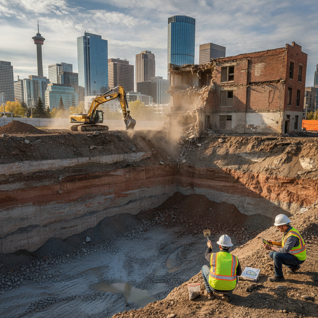 Ensuring Proper Identification and Classification of Soil, Rock, and Groundwater in Calgary: Navigating NBC 4.2.4.3 for Foundations