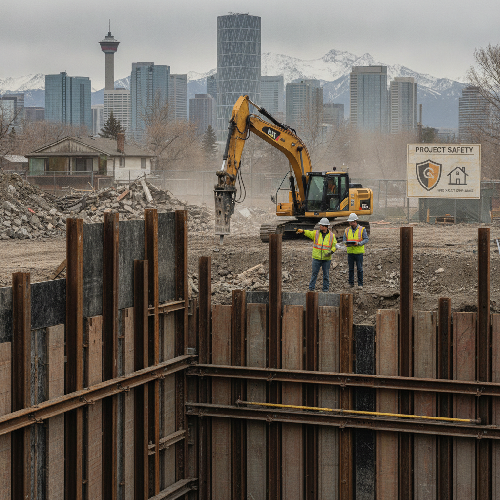 Ensuring Proper Protection of Excavation Supports from Deterioration by Construction Activity in Calgary: Navigating NBC 4.2.5.7 for Homeowners and Builders
