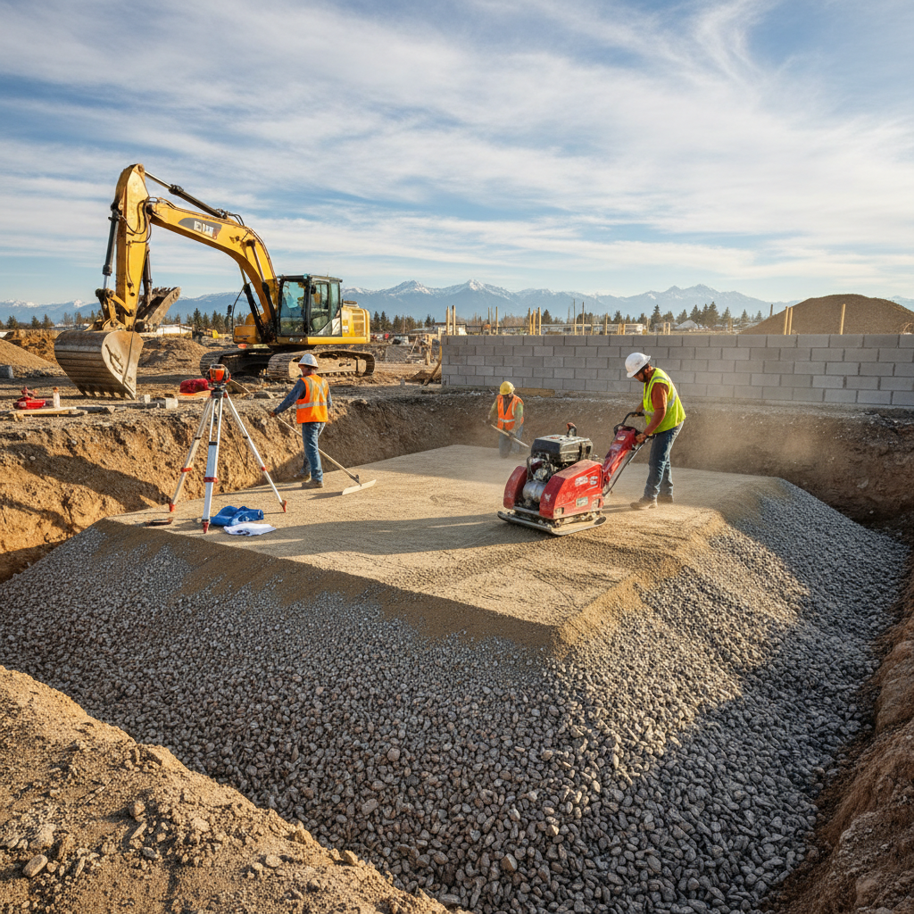 Ensuring Proper Granular Drainage Layer Grading in Calgary: Navigating NBC 9.14.4.3 for Homeowners and Builders